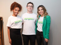 Wanessa Camargo, Thelminha e Clodoaldo Silva foram os convidados de ontem da Campanha Setembro Verde Esperança
