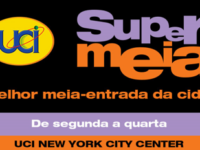 UCI New York City Center terá ingressos mais baratos de segunda a quarta-feira com a promoção Super Meia