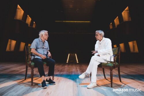 Caetano Veloso e Nelson Motta - Foto: Amazon Music