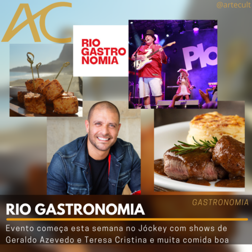 Rio Gastronomia: tudo sobre a 13ª edição do evento no Jockey Club, O que  fazer no Rio de Janeiro