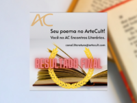 AC CONCURSO LITERÁRIO – 2ª Edição – POESIAS: Veja o Resultado Final do nosso segundo Concurso Literário!