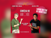 Comédia no Manouche: Claudio Torres Gonzaga e Helio de La Peña dividem o palco com vários convidados numa stand up comedy
