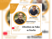 AC LIVE : AC Encontros Literários recebe nessa terça o escritor CLAUFE RODRIGUES