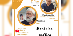 AC LIVE Literatura: NUNO RAU é o convidado do AC Encontros Literários nessa terça-feira (27/09)