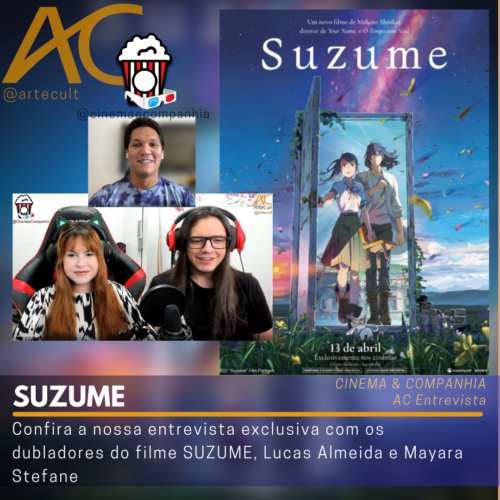 Suzume' estreia com dublagem na Crunchyroll