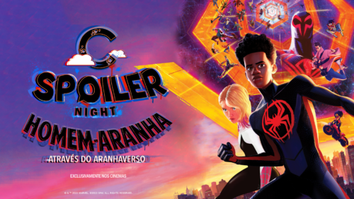 O próximo filme do Homem-Aranha chegará aos cinemas em 01 de Junho de 2023.  Assista ao trailer de Homem-Aranha: Através do #AranhaVerso agora., By  Cinemark Brasil