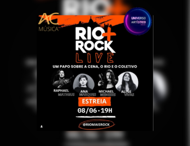 RIO + ROCK: Não perca a live de apresentação do coletivo que vai fomentar o rock no Rio de Janeiro! Dia 08/06 às 19h