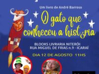 O GATO QUE CONHECEU A HISTÓRIA: André Barroso lança seu livro infantil em evento com participação de VMAO e a dupla Glorinha e Renato