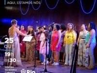 Andréia Pedroso e coletivo PreparaVoz cantam Rita Lee, Gal Costa e Milton Nascimento no Sarau do Centro da Música Carioca Artur da Távola, no dia 25.10 (quarta), 19h.