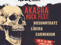 AKASHA ROCK FEST: A nova edição de um dos mais importantes eventos de bandas de rock do Rio (tanto, que agora faz parte do Circuito RIO+ROCK) traz as bandas LÍBERA, CARMINIUM e NOSUNNYDAYZ!
