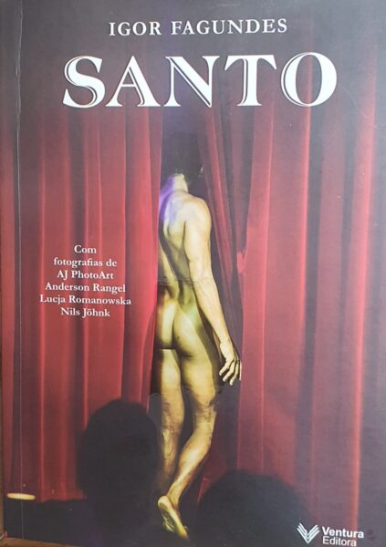 Capa do Livro "Santo" de Ígor Fagundes