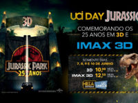“UCI DAY Jurassic” exibirá o primeiro Jurassic Park para celebrar os 25 anos da franquia