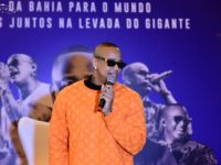 Léo Santana grava DVD ‘Levada do Gigante’ em São Paulo