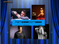 #EMCASACOMSESC – TEATRO: “SESC Ao Vivo – Teatro” Apresenta Gustavo Gasparini, Lavínia Pannunzio, Grace Passô e Denise Weinberg