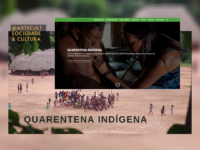 QUARENTENA INDÍGENA : Site alerta a situação dos povos indígenas na pandemia e lança campanha para salvá-los