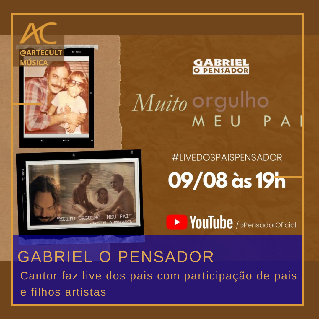 Gabriel O Pensador : Cantor faz live dos pais com participação de pais ...