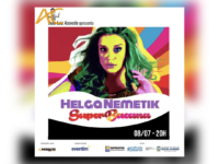 SUPERBACANA: A atriz e cantora HELGA NEMETIK fará única apresentação do seu show no IMPERATOR