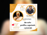 AC LIVE : AC Encontros Literários recebe nessa próxima segunda-feira em live o escritor Luiz Antonio Aguiar