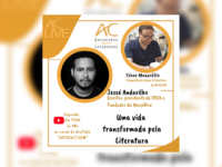 AC LIVE : AC Encontros Literários recebe nessa próxima segunda-feira em live o escritor Jessé Andarilho