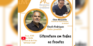 AC LIVE : AC Encontros Literários recebe nessa terça o escritor CLAUFE RODRIGUES