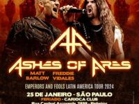 Ashes Of Ares, de Matthew Barlow e Freddie Vidales, ambos ex-Iced Earth, em único show no Brasil!