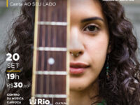 “Clarissa Chaves canta Ao Seu Lado” é o show da Quarta Acústica do Centro da Música Carioca Artur da Távola,  no dia 20.09.