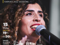 Raphaella Souza, nova promessa da música,  apresenta o show Jazz Sessions, no Centro da Música Carioca Artur da Távola, no dia 15 de maio.