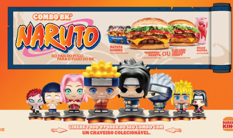 Do País do Fogo para o fogo do BK®! Burger King® lança novo combo em parceria com Naruto