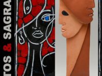 A Galeria Dobra abre a exposição ‘Mitos & Sagrado’, dos artistas Danielle Castaing e Bruno Castaing, com pinturas e esculturas baseados na mitologia e arte clássica.