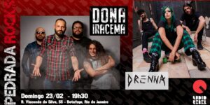 A banda Baiana Dona Iracema toca no Rio de Janeiro pela primeira vez em show único junto com a Banda carioca Drenna