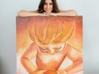 A artista plástica Isabella D’Elia participa da coletiva 7ª. Mostra Arte em Foco, na Galeria Via Parque, trazendo arte que provoca, questiona e inspira.