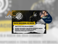 Setorial Cultura Rock avança no Mapa do Rock Brasil e convoca artistas e profissionais para fortalecer a cena