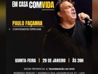 Paulo Façanha faz show na Casa com a Música, na Lapa