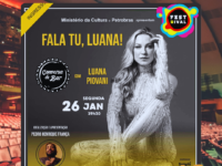 FALA TU, LUANA! – Luana Piovani no Conversa de Bar no Teatro Rival do Rio, dia 26/1