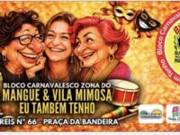 Bloco Zona do Mangue e Vila Mimosa desfila no Carnaval 2026