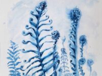 A artista plástica Fátima Vollú abre a exposição individual ‘AZUL e um pouco mais’, no Ateliê Pluralistas, Fábrica Bhering, entre 07 e 28 de março.