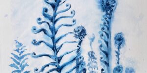 A artista plástica Fátima Vollú abre a exposição individual ‘AZUL e um pouco mais’, no Ateliê Pluralistas, Fábrica Bhering, entre 07 e 28 de março.