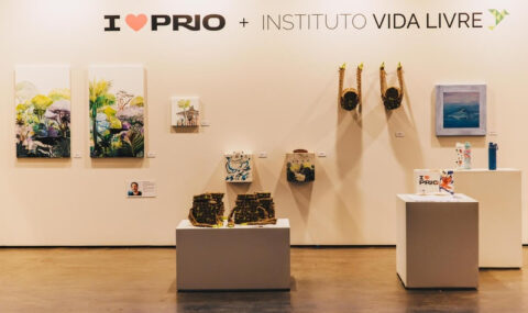 Ação da PRIO com Instituto Vida Livre na SP-Arte