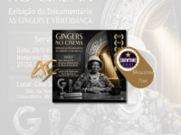 GINGERS NO CINEMA: Elas estão de volta, agora com a exibição do documentário e de novo vídeodança!