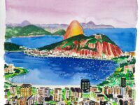 Jérôme Poignard apresenta a nova exposição ‘Cidade Líquidas – Rio, Paris, Café’, no Bar dos Descasados do Hotel Santa Teresa MGallery