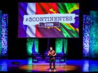 3 Continentes” com Maurício Meirelles, Baptista Miranda e Paul Cabannes, no Teatro Multiplan Village Mall, no próximo dia 19