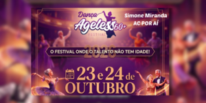 DANÇA AGELESS FESTIVAL 60+: Não fique de fora dessa, inscreva-se para participar. Todo corpo pode dançar!