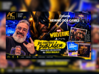 Do controle à dublagem: minha noite com Wolverine na Casa Magalu