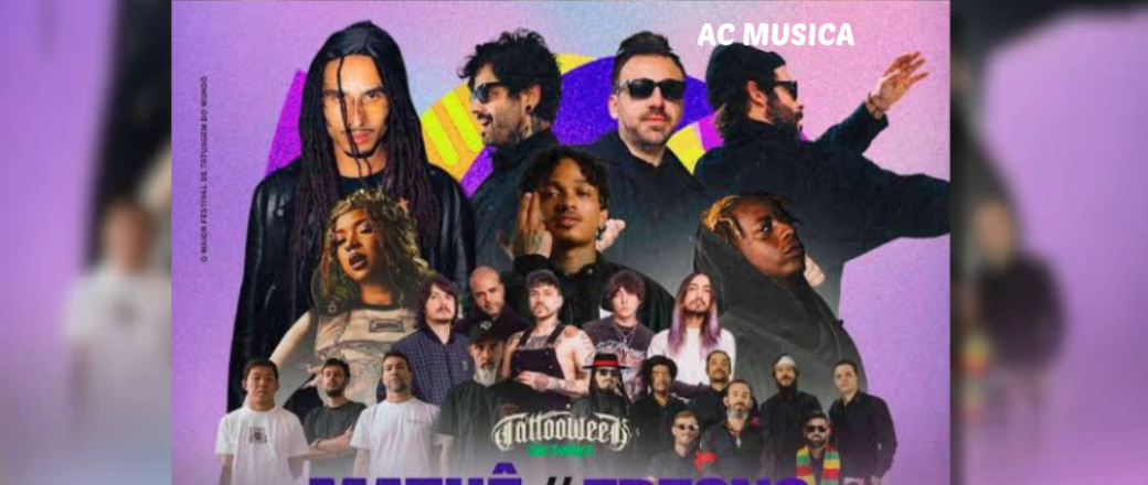 Tattoo Week SP reúne Fresno, Matuê e outros nomes da música brasileira